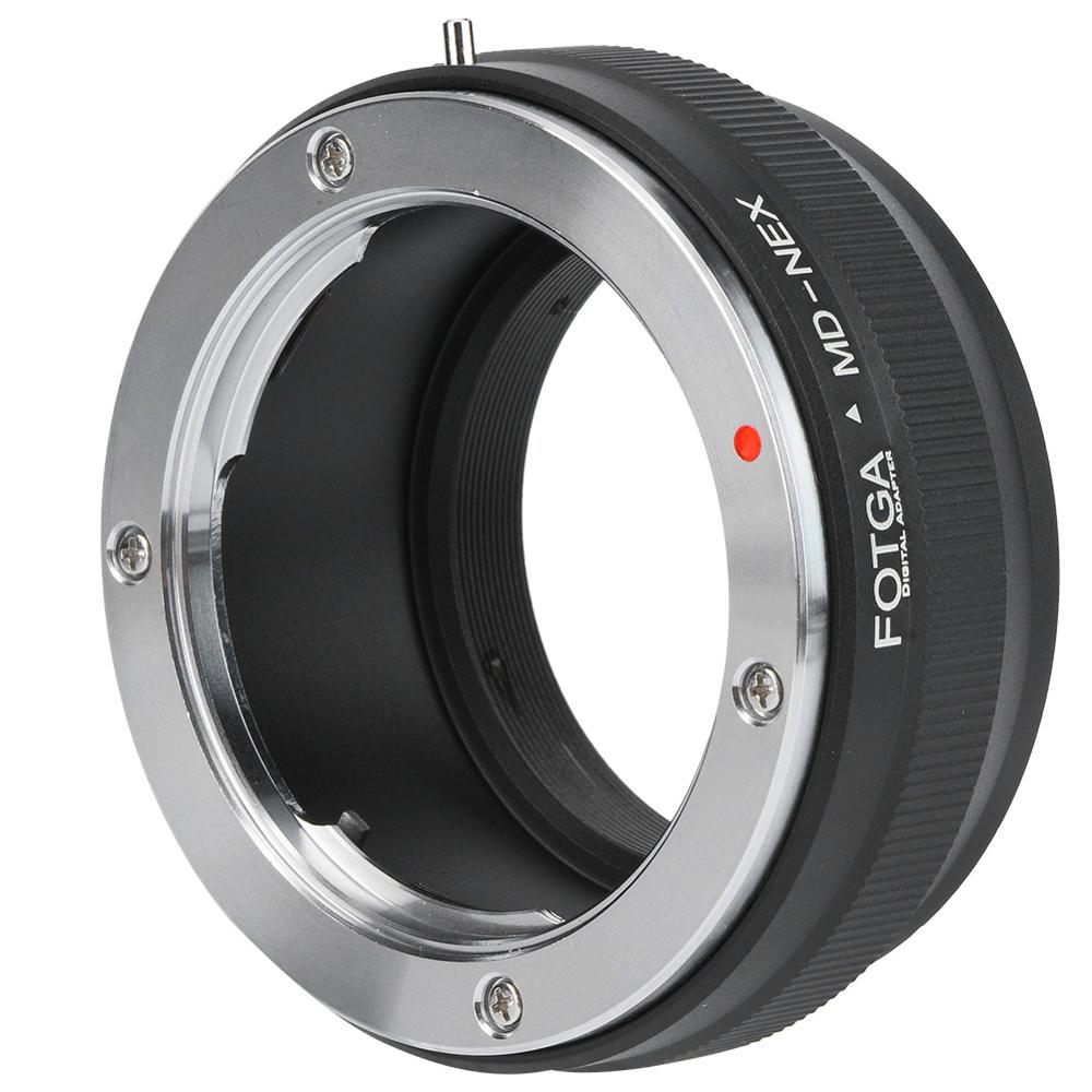 Fotga MD-NEX Metalen Lens Adapter Ring Voor Minolta Md Lens Fit Voor Sony Nex Mirrorless Camera
