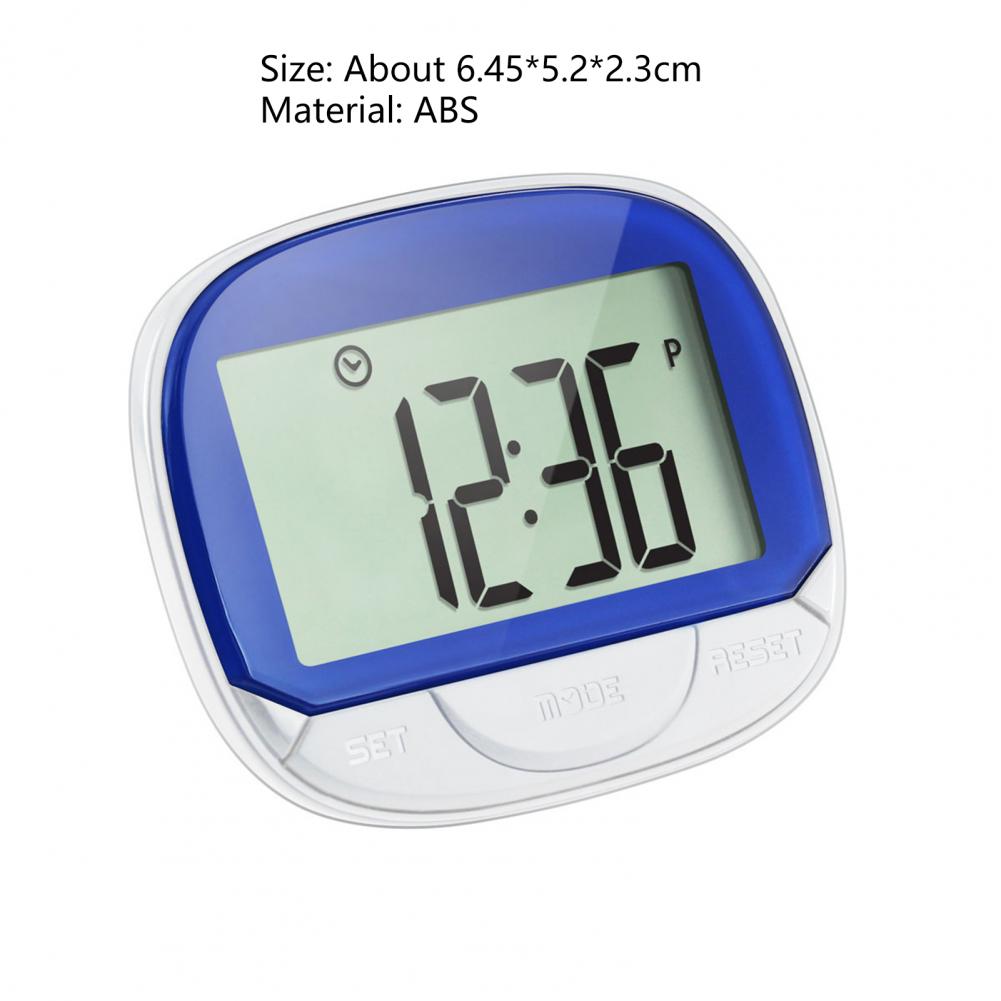 Step Counter Digits Display High Clearly Accessory Distance Counting Calories Step Counter with Clip for Elder