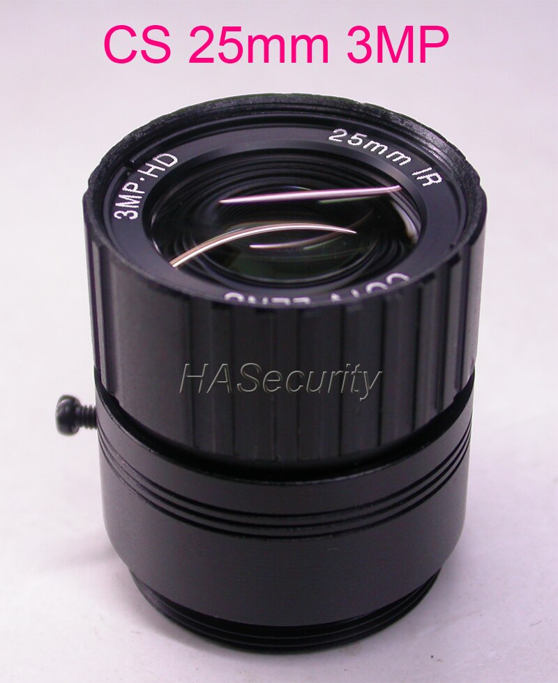 25mm CS mount 3.0MP 1/2. 5 "F1.2 LENs voor CCTV camera