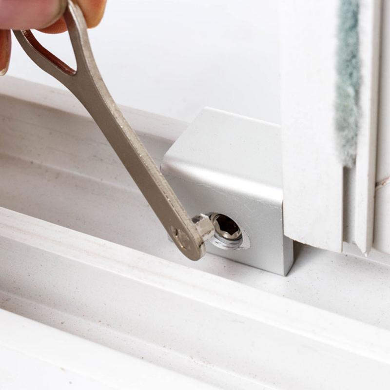 Verstelbare Schuifraam Sloten Stop Aluminium Deur Frame Security Lock Met Sleutels Home Office Veiligheid Window Lock