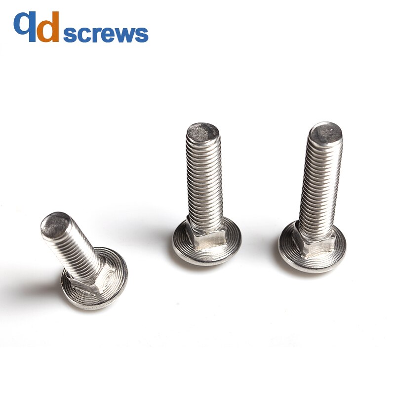 304 M5M6 carriage bolt horse model stainless steel screw bolt GB12