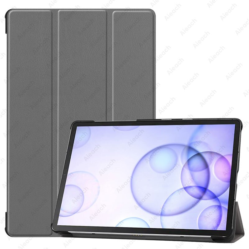 For Samsung Galaxy Tab S6 10.5 SM-T860 SM-T865 Case Magnetic Stand Cover For Galaxy Tab S6 10.5 Tablet Case Funda Capa: Gray