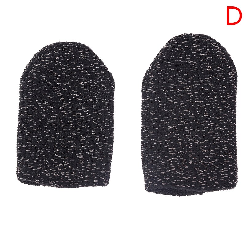 2PCS Gaming Fingerlinge - Schweißfeste Touchscreen Daumenhandschuhe: D