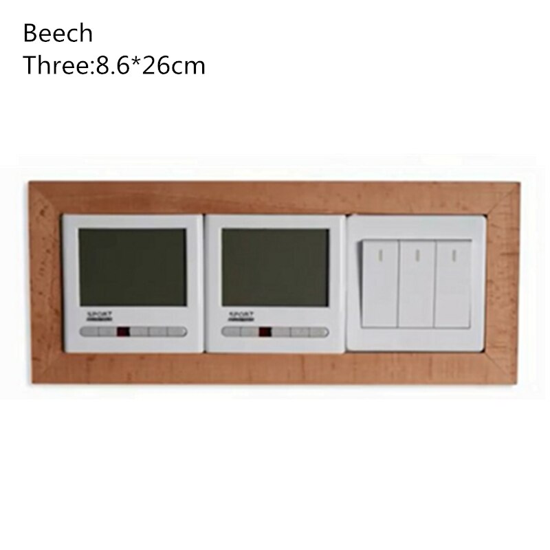 Tre bryter deksel plate klistremerker vegg klistremerker hjem nordisk stil kontakt beskyttende deksel punch-free bryter klistremerke: 08