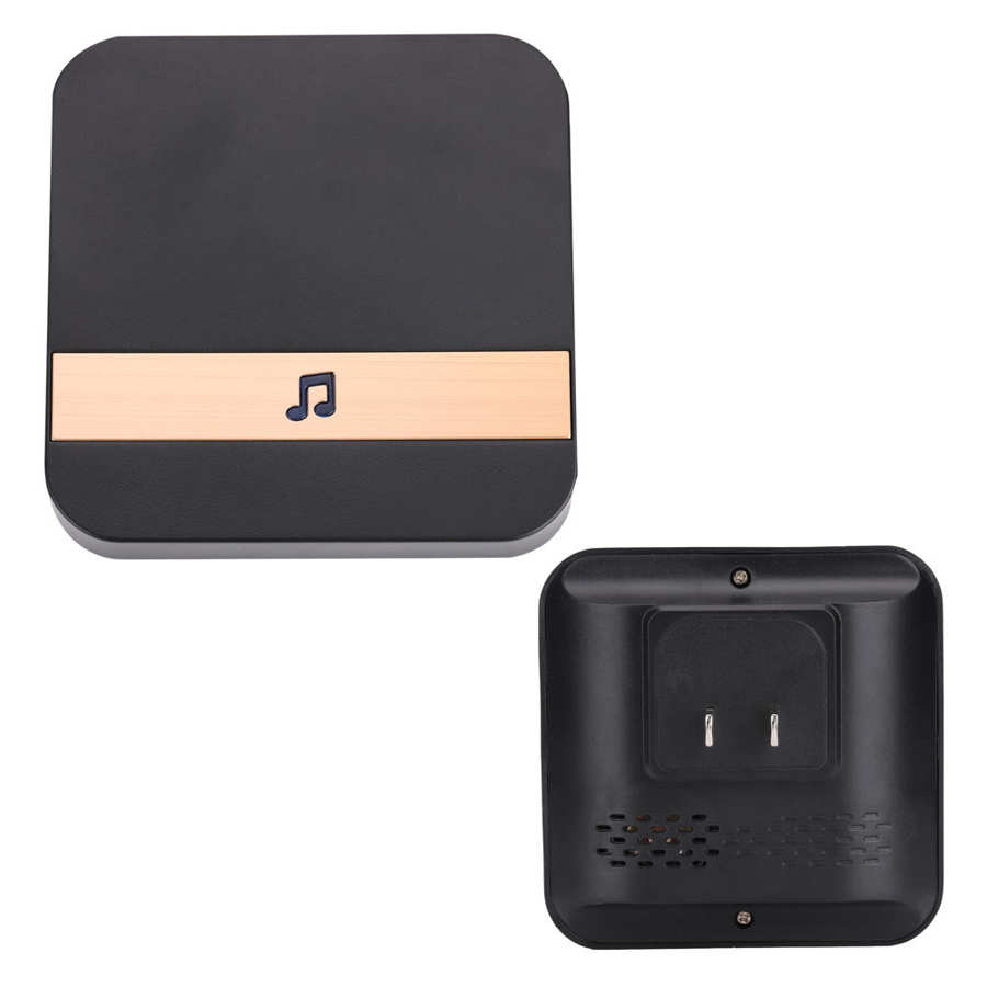 Ding-Dong Doorbell Entry Door Bell Alarm for Home Security Indoor Doorbell Chime Black US Plug 90-260V Security Alarm System