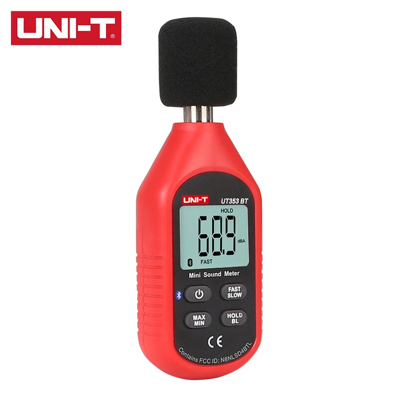 Microphone à capteur UT353BT-Mini condensateur de bruit, technologie de passage de bande, UNI-T