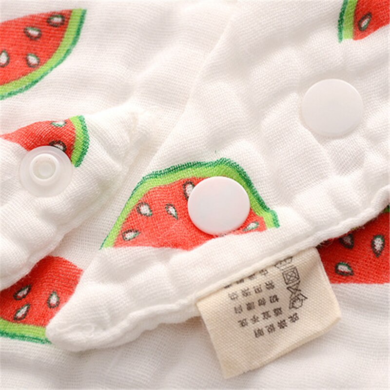 Vendita calda Del bambino di trasporto Bavaglini carino Mussola Fumetto Otto-strato di Garza di Cotone saliva Bavaglini Ragazzi Ragazze Neonati Vestiti per L'alimentazione cura