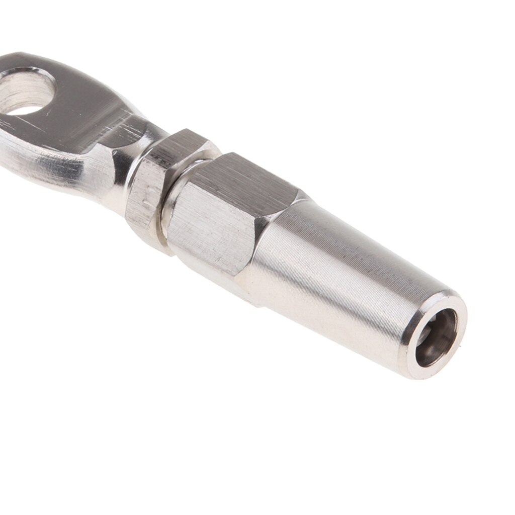 316 Stainless Steel Wire Cable Rope Eye DIY Fitting Rigging Hardware 4mm