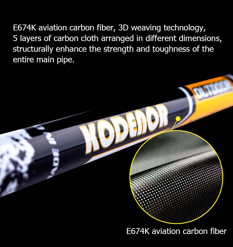 Catzer Outdoor 195g Trekking Pole Carbon Fiber Telescopic Folding Outer 3 Section Walking Stick for Hiking Camping Climbing