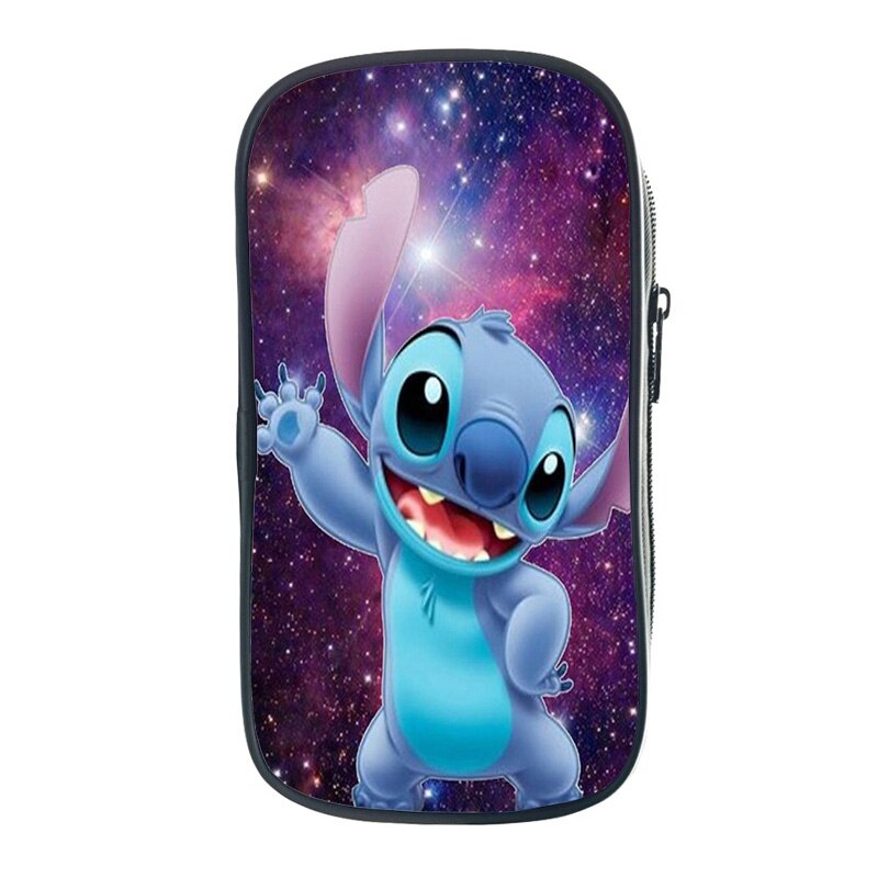 USB Opladen Rugzak Jongens Meisjes Stitch Gedrukt Rugzak Schooltassen met Etui 2 stks/set Casual Reizen Shouler Rugzak: 7