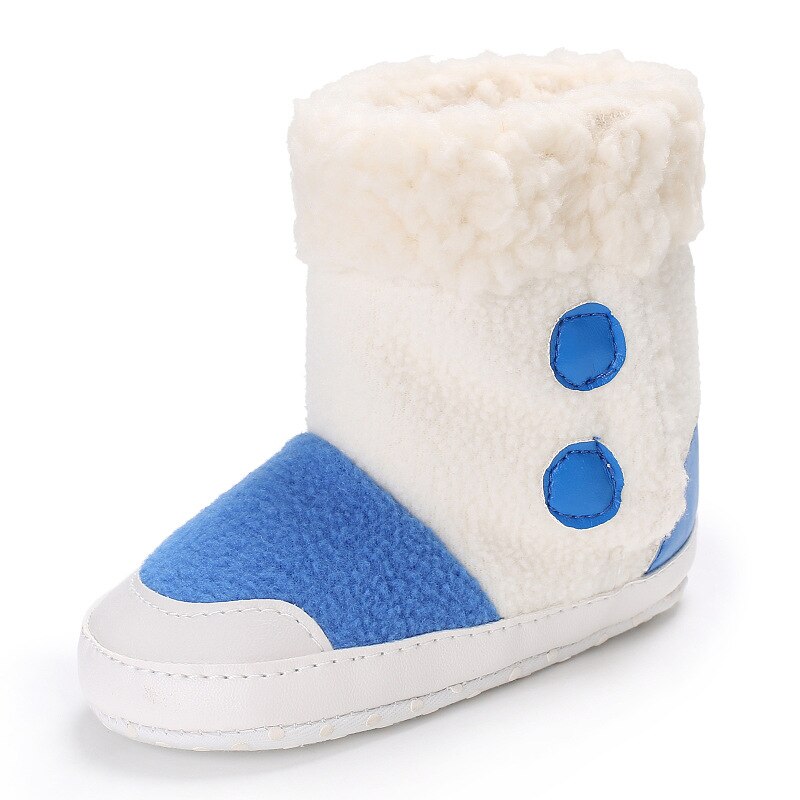 Scarponi Da Neve bambino Sfot Fondo Carino non-scontrino Wram Stivali Invernali per il bambino Delle Ragazze: Blu / 1