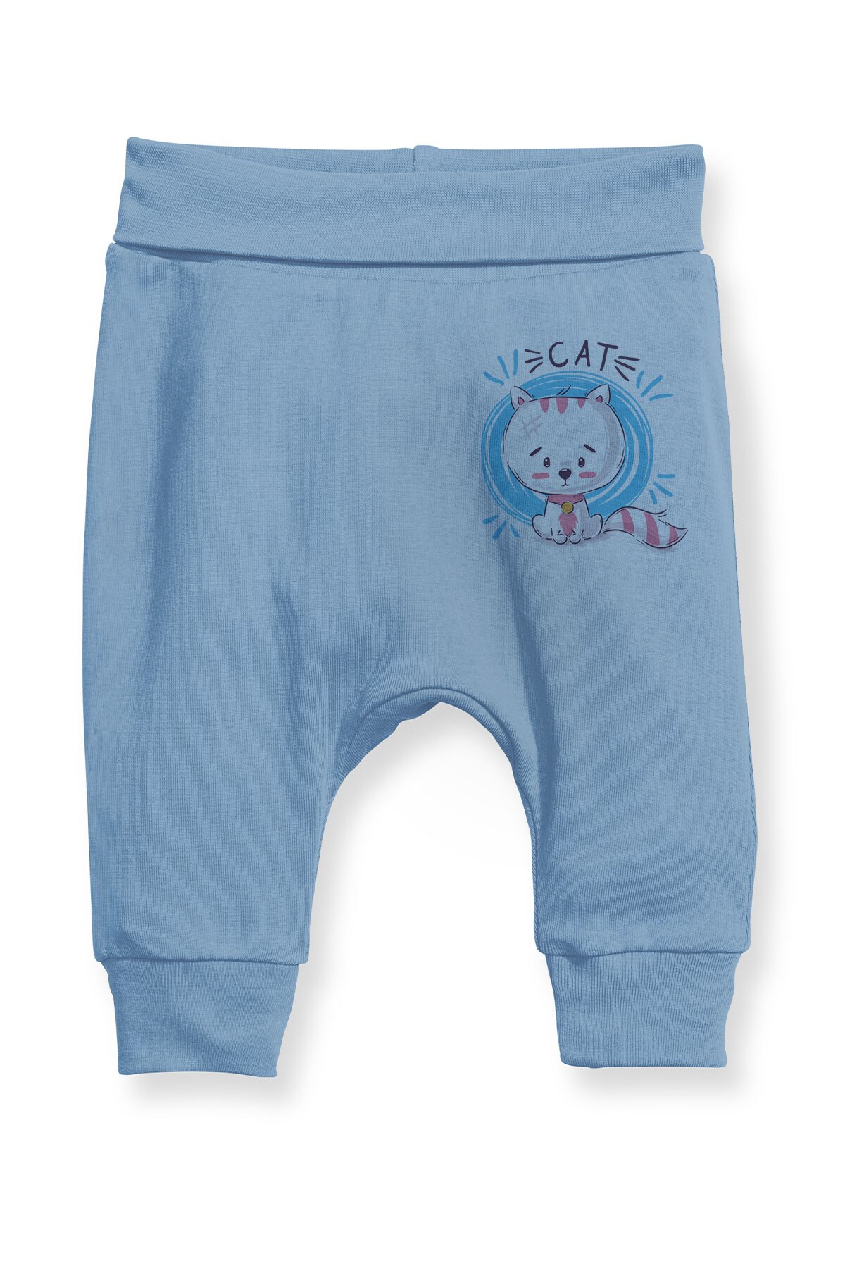 Angemiel bébé Mutsuz chat bébé garçon sarouel Pantalon bleu