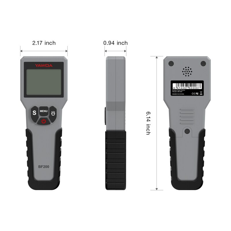12V Car Brake Fluid Tester Digital Car Brake Oil Tool BF200 Auto Oil Tool LED Indicator Check Display Tester Car Inspection Tool