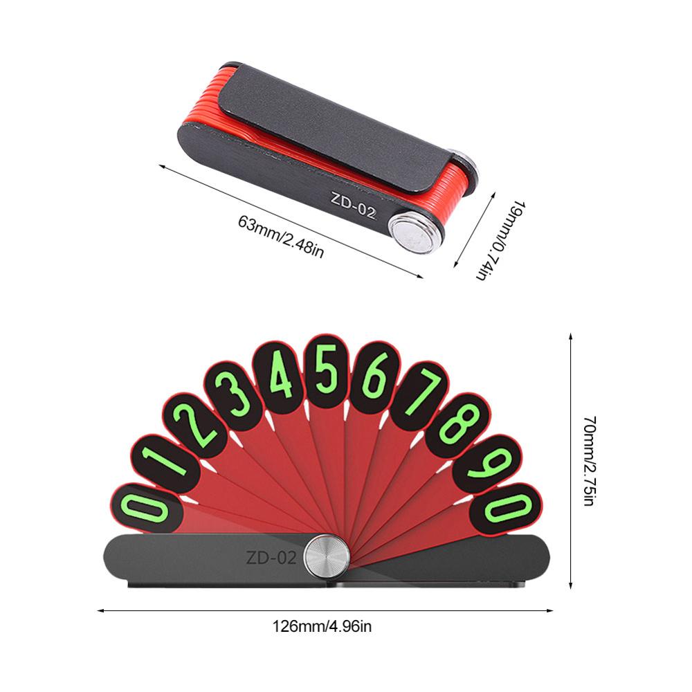 Auto Tijdelijke Parkeerkaart Telefoon Nummer Plaat Pauw Verspreiden Staart Vorm Parkeerkaart Universele Voor Auto &#39;S