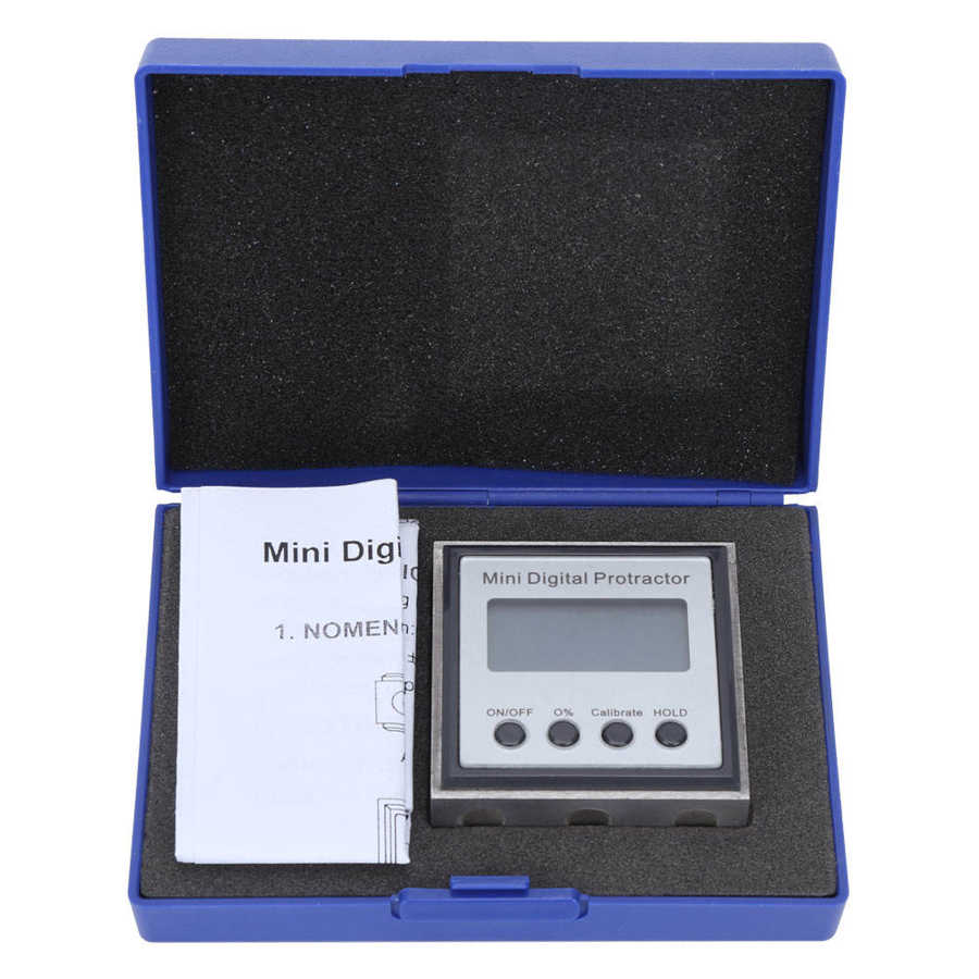 Hoge Nauwkeurigheid 4x90 ° Digitale Hoekmeter Elektronische Inclinometer Hoek Gauge