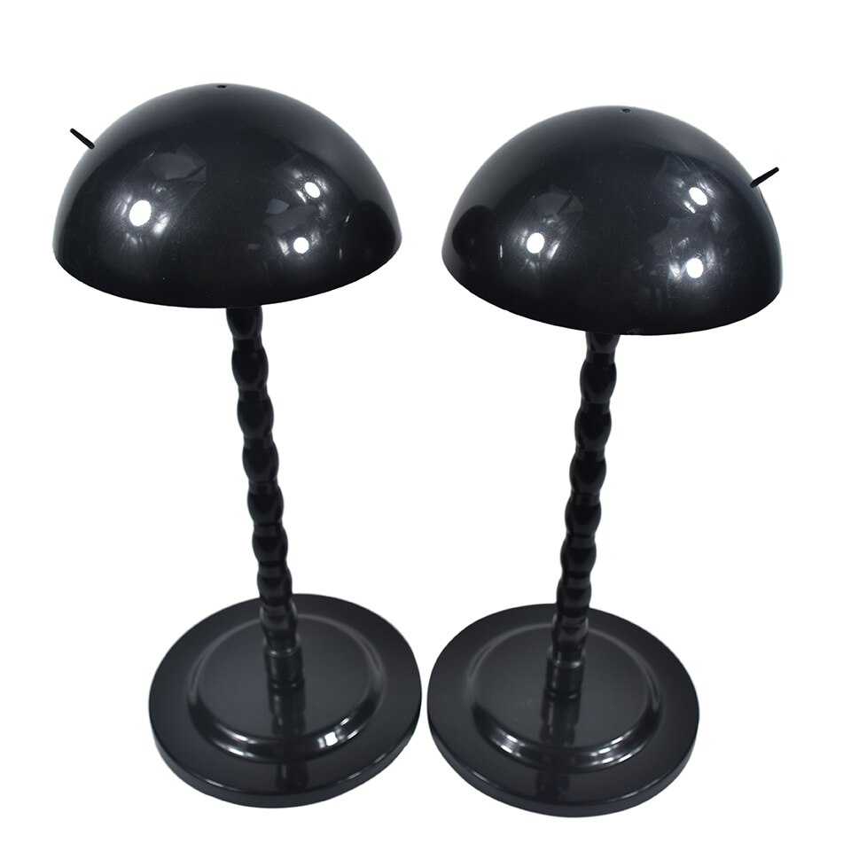 1PC Einfarbig Perücke Steht Kunststoff Hütte Anzeige Perücke Kopf Halfter 30Cm Mannequin Kopf/Stand Tragbare Falten kunststoff Perücke Stand