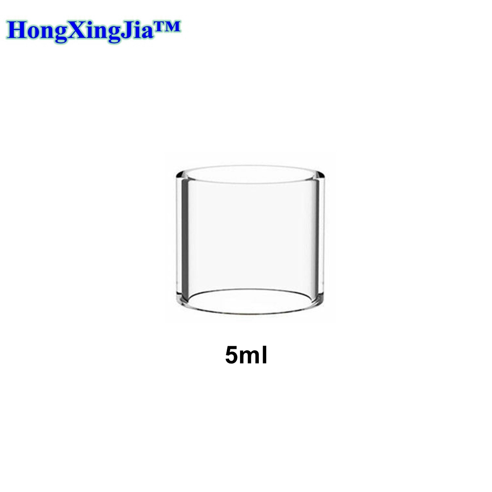 Hongxingjia オリジナルパイレックスバブルガラス管のための ud bellus rta アトマイザータンク 5 ミリリットル 7 ミリリットル容量吸うガラス: 1pc 5ml glass