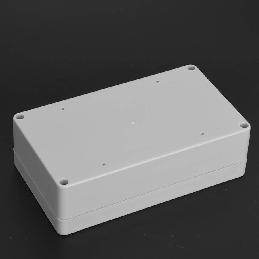 IP65 Wasserdichte Kunststoff Fall DIY Elektronische Gehäuse PCB Instrument Projekt Verstärker Gehäuse Weiß Junction Box 158x90x46mm
