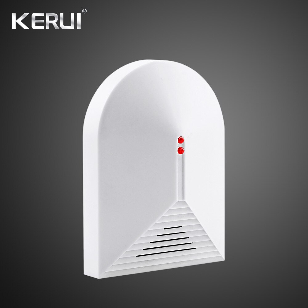 Wireless Glass Break Detector Sensor for Home Burglar Security Alarm Adjustable Sensitivity with Power adatper