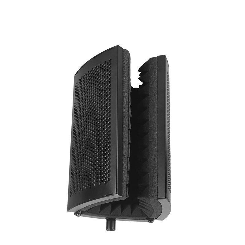 Foldable Microphone Acoustic Isolation Shield Acoustic Foams Panel Studio for Recording Live Broadcast Microphone Accessories