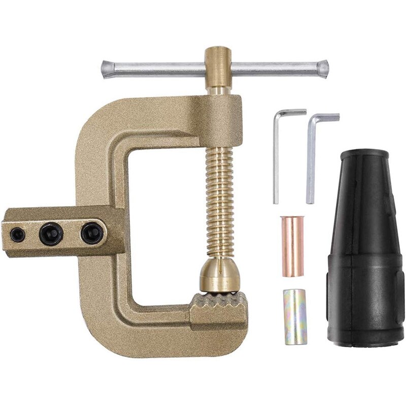 G GROUND Welded Earth Clip 0.75 Kg Fully COOPER 500 a High Standard Copper Earth Clip Suitable for Industrial Use