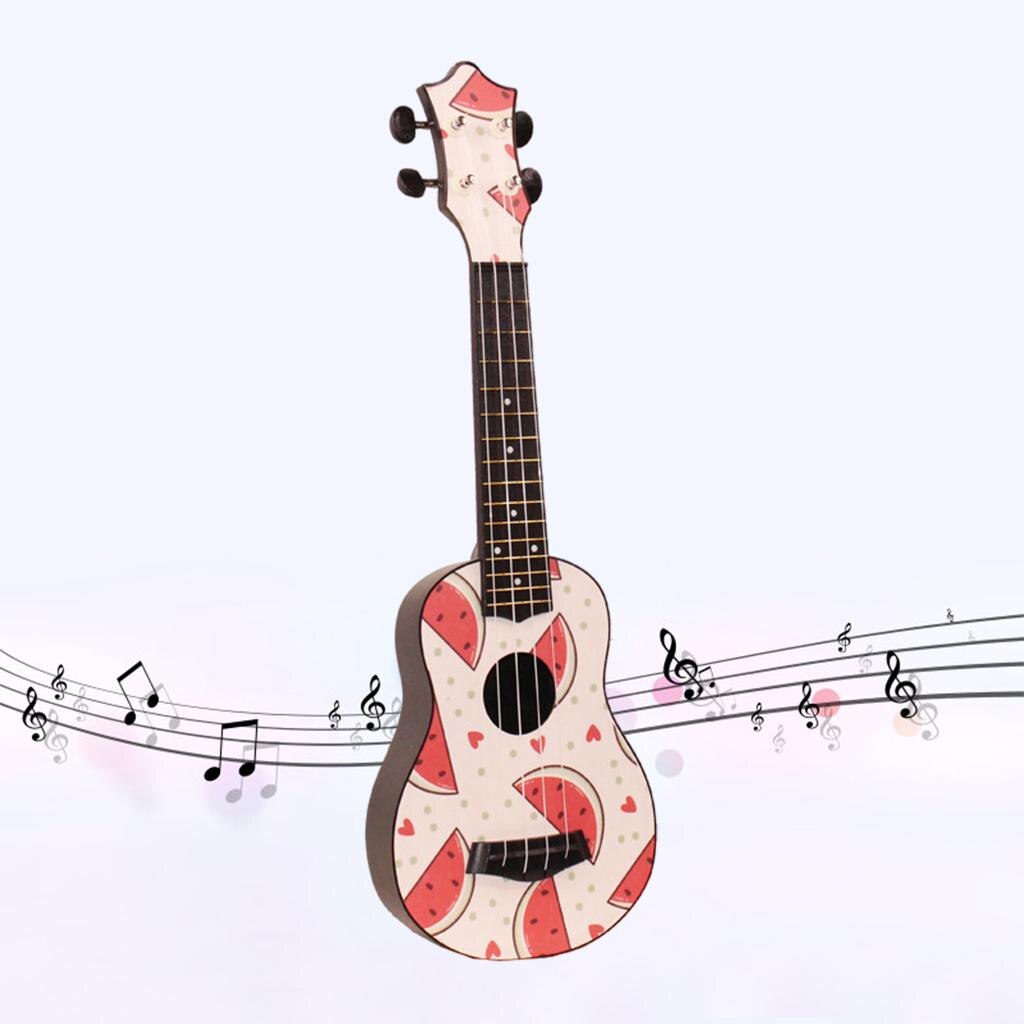 Professionele Ukulele Kleine Gitaar Kinderen Gitaar Speelgoed Snaarinstrumenten Voor Kinderen Volwassenen Beginners Kerstcadeaus: Love Watermelon