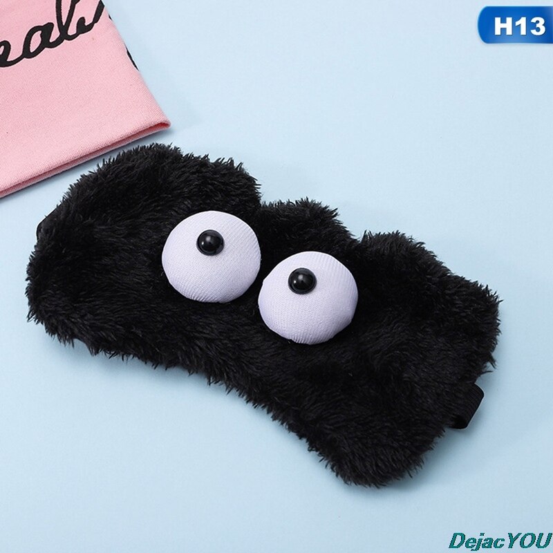 Schattige kikker kitten ogen zachte slaap oogmasker masker dier pluche oogmasker ontspannen meisje dame familie-uitstapje: HG40862H13