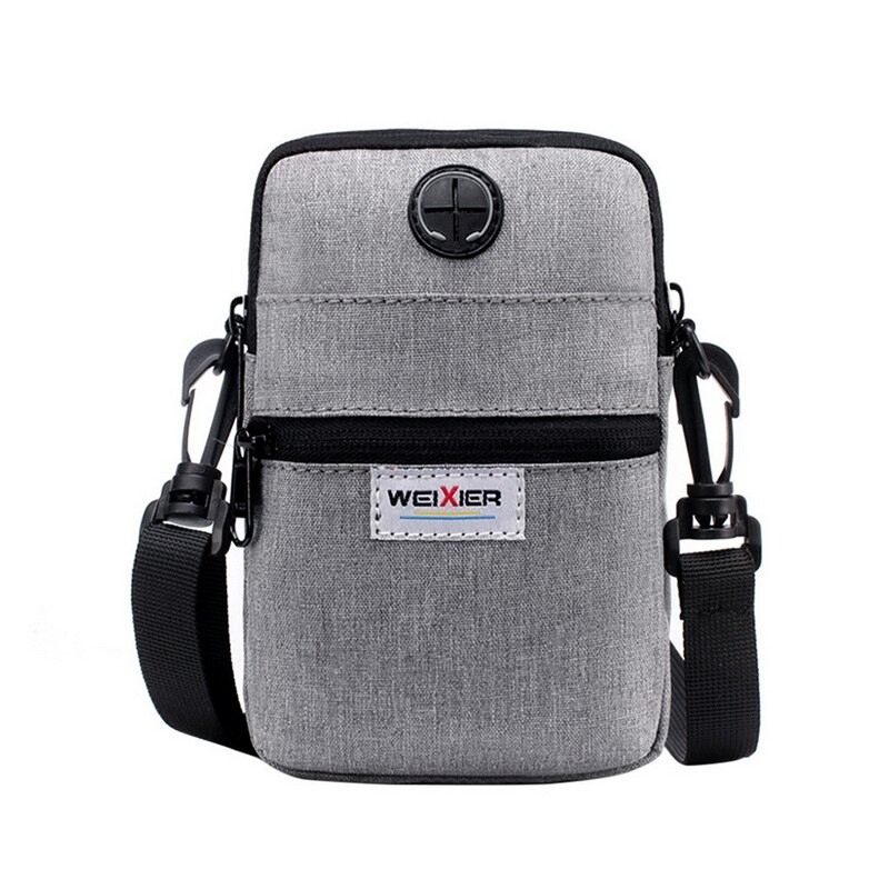Heren messenger bag schoudertas telefoonvak crossbody tas mobiele telefoon tas reistas oordopjes tas bandolera hombre