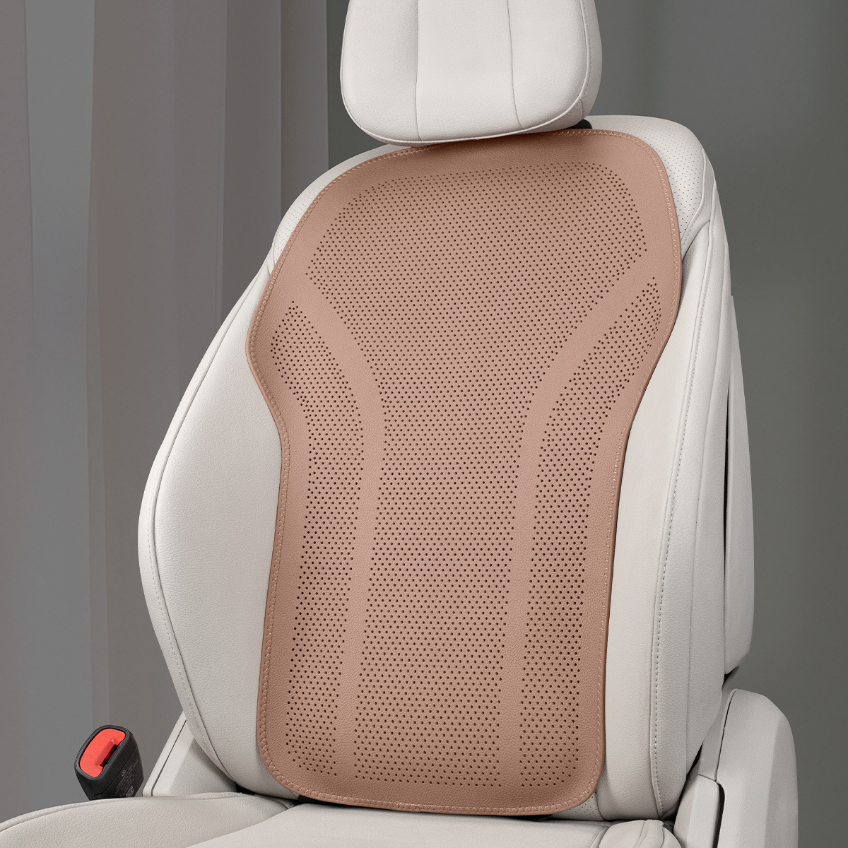 cojín de asiento de coche mejorado, cojín fresco de verano con ventilación, cojín de asiento Universal para las cuatro estaciones, cojín cómodo completamente incluido: YELLOW