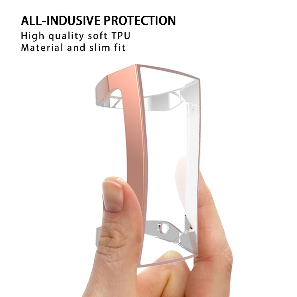 For Fitbit Charge 3 Case Soft TPU Silicone Protective Clear Case Cover for Fitbit Charge 2 Shell Smart Watch Band Accessories