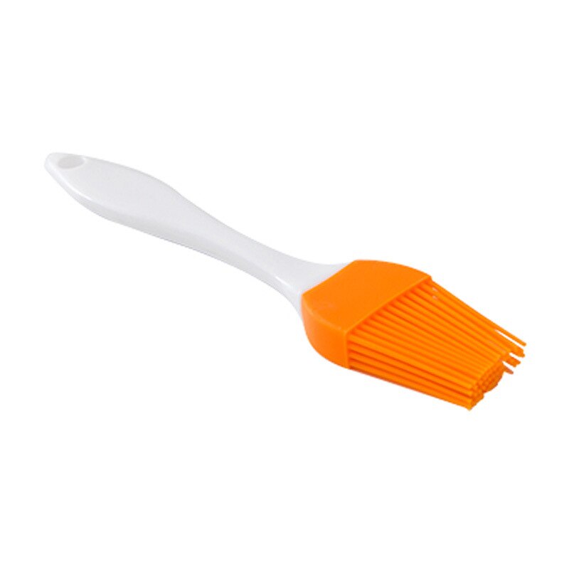 Mini Silicone Pastry Oil Brush DIY Baking BBQ Basting Brush High Temperature Resistant Barbecue Sweep Cream Brushes Kitchen Tool: Orange