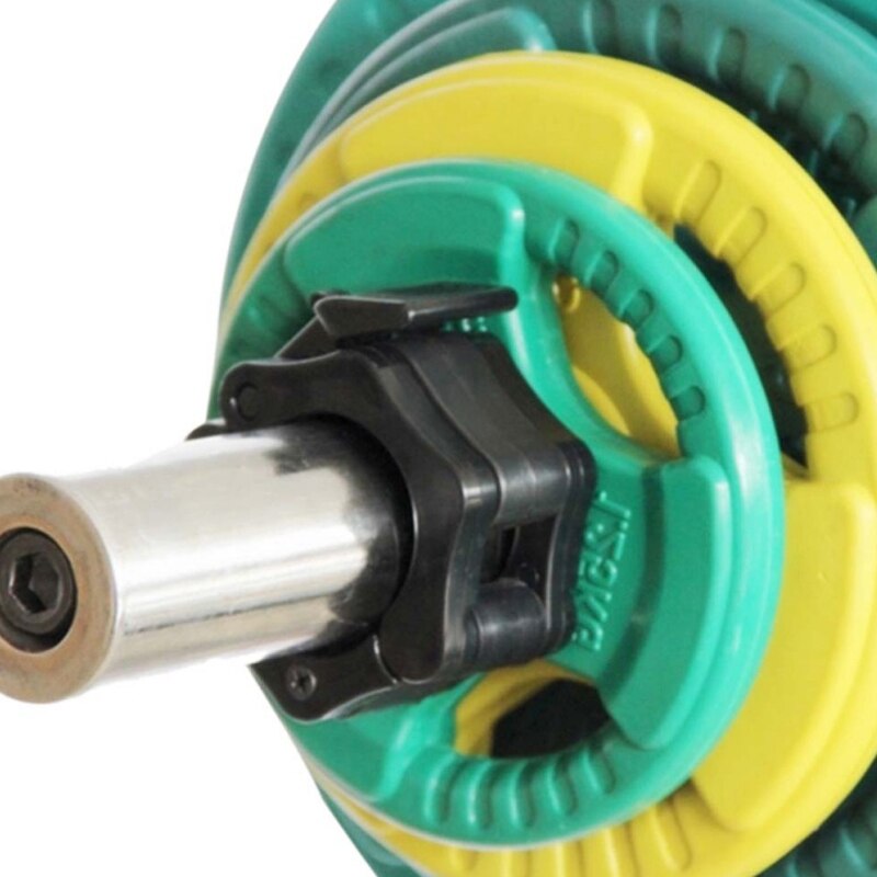 1 par pequeno barbell bloqueio 25mm haltere colarinho clipe haltere fivela braçadeira barra de levantamento de peso ginásio haltere fitness corpo edifício