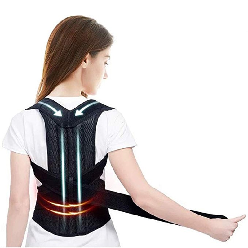 Houding Corrector Voor Mannen En Vrouwen Terug Houding Brace Sleutelbeen Ondersteuning Stop Slungelig En Hunching Verstelbare Rug Trainer
