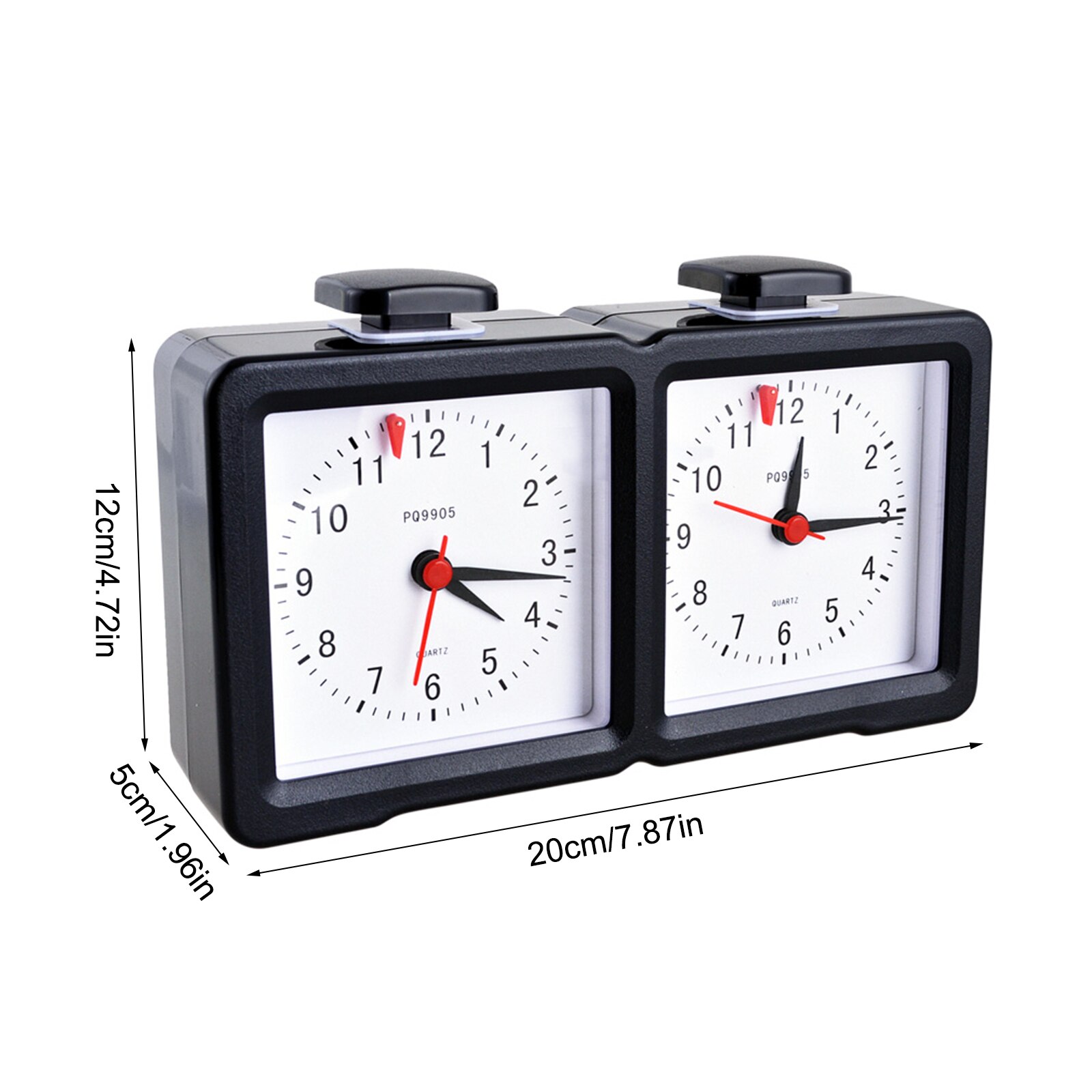 Sports Electronic Chess Clock Analog Competition Two LED Screens Quarz Digital Portable Game Timer