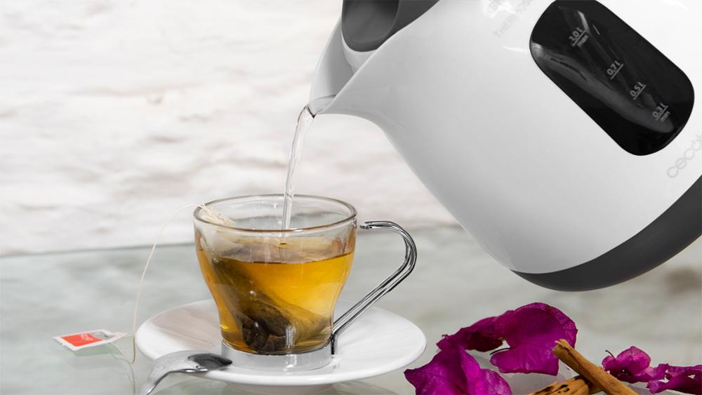 Cecotec ThermoSense 120 Waterkoker Power van 1100 W BPA Gratis Capaciteit Compact Veilig en Gezond Gebruik zonder Kabels