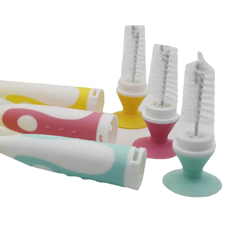 Baby Bottle Brushes Nipple Brushes Spout Tube Teat Sponge Feeding Bottle Cleaning Brush Multifunctional Cup Brush