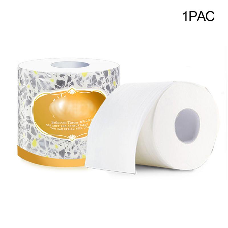 1pc Super Soft Paper Towels Toilet Paper Bulk Rolls Bathroom Tissue Skin-friendly