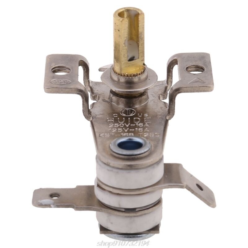 Termostato de calefacción bimetálico ajustable, interruptor de temperatura de 90 Celsius, CA 250V 16A, KDT-200, , N06 20