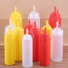 Condiment Dispenser Kitchen Cooking Tools Plastic Vinegar Seasoning Accessories Olive Oil Storage Jar Squeeze Bottle