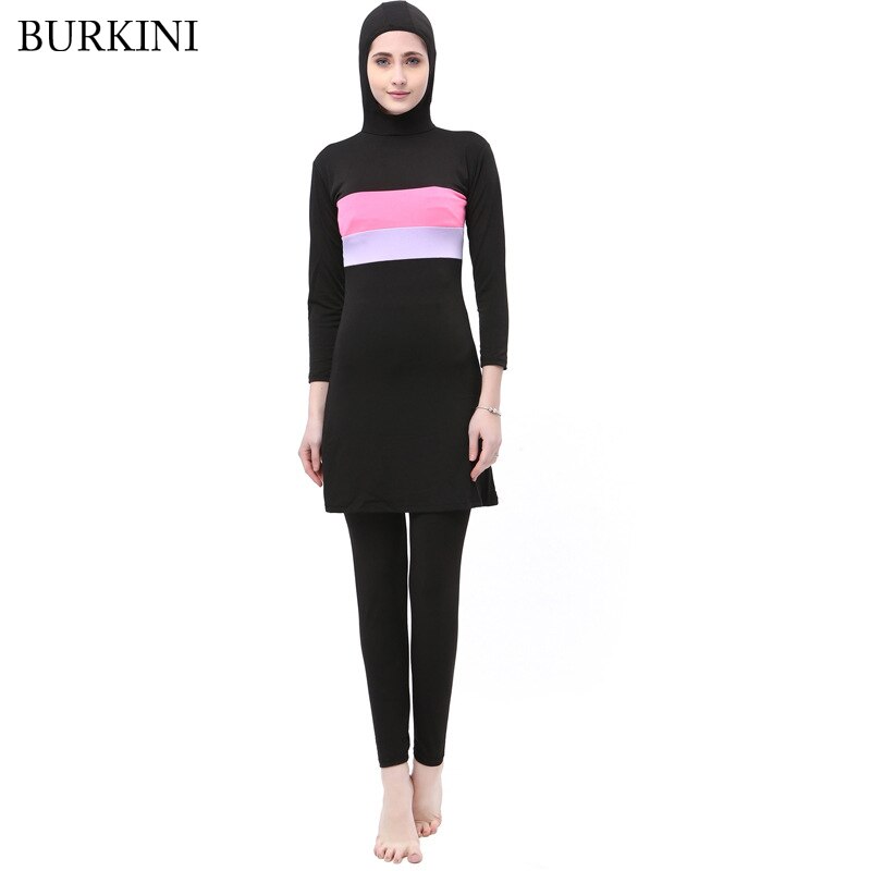 Muslim Swimming Women Modest Coverage Hijab Plus Size Muslim Swimwear Bathing Suit Beach Swimsuit For Arabian Burkinis