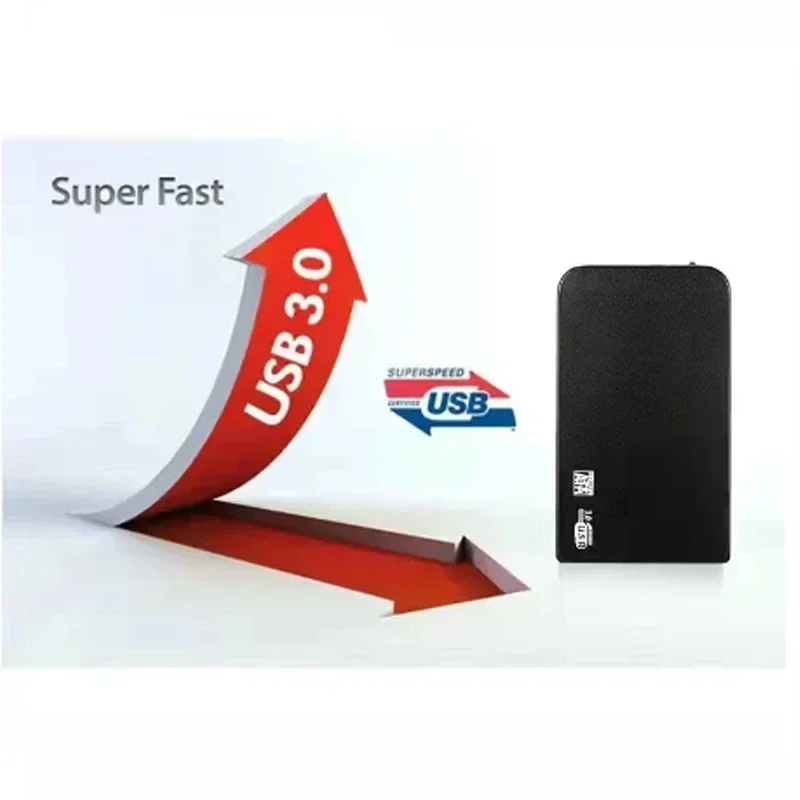 Lenovo Hochgeschwindigkeits-128TB-SSD-USB-3.0-Gehäbenutzen Handy, Mobiltelefon Festplattengehäbenutzen für SSD Externe Speicher-HDD-Kasten Mit USB3.0-Kabel ABS