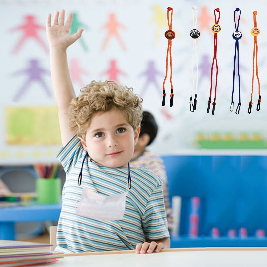 4 Stuks Verstelbare Masker Lanyard Handy & Handig Veiligheid Masker Rest & Oor Houder Touw Voor Kinderen Sujeta Mascarillas Salvaorejas
