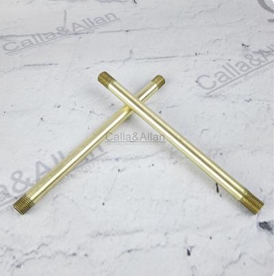 Poteau fixe creux en laiton M10, deux extrémités, dents externes, chambre à coucher, table en frêne, porte-café, mât de filetage: 13cm
