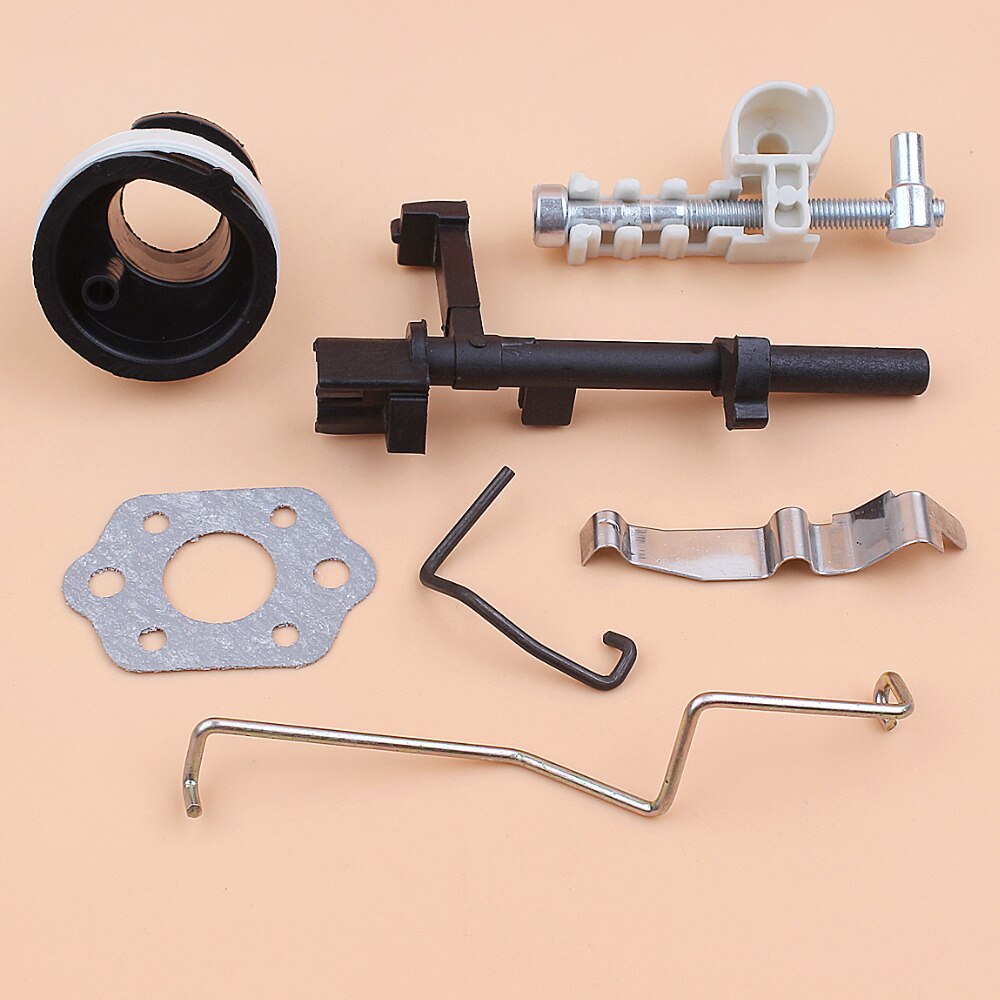 Chain Tensioner Intake Manifold Switch Shaft Throttle Choke Rod Kit For STIHL MS180 MS170 MS 180 170 018 017 Chainsaw Gas Saws