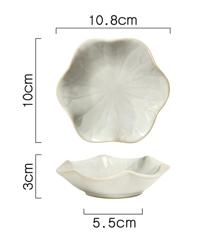 Japanese-style Kiln Change Ceramics Dish Sauce Dish Pot Sauce Dish Home Kitchen Tableware: A3
