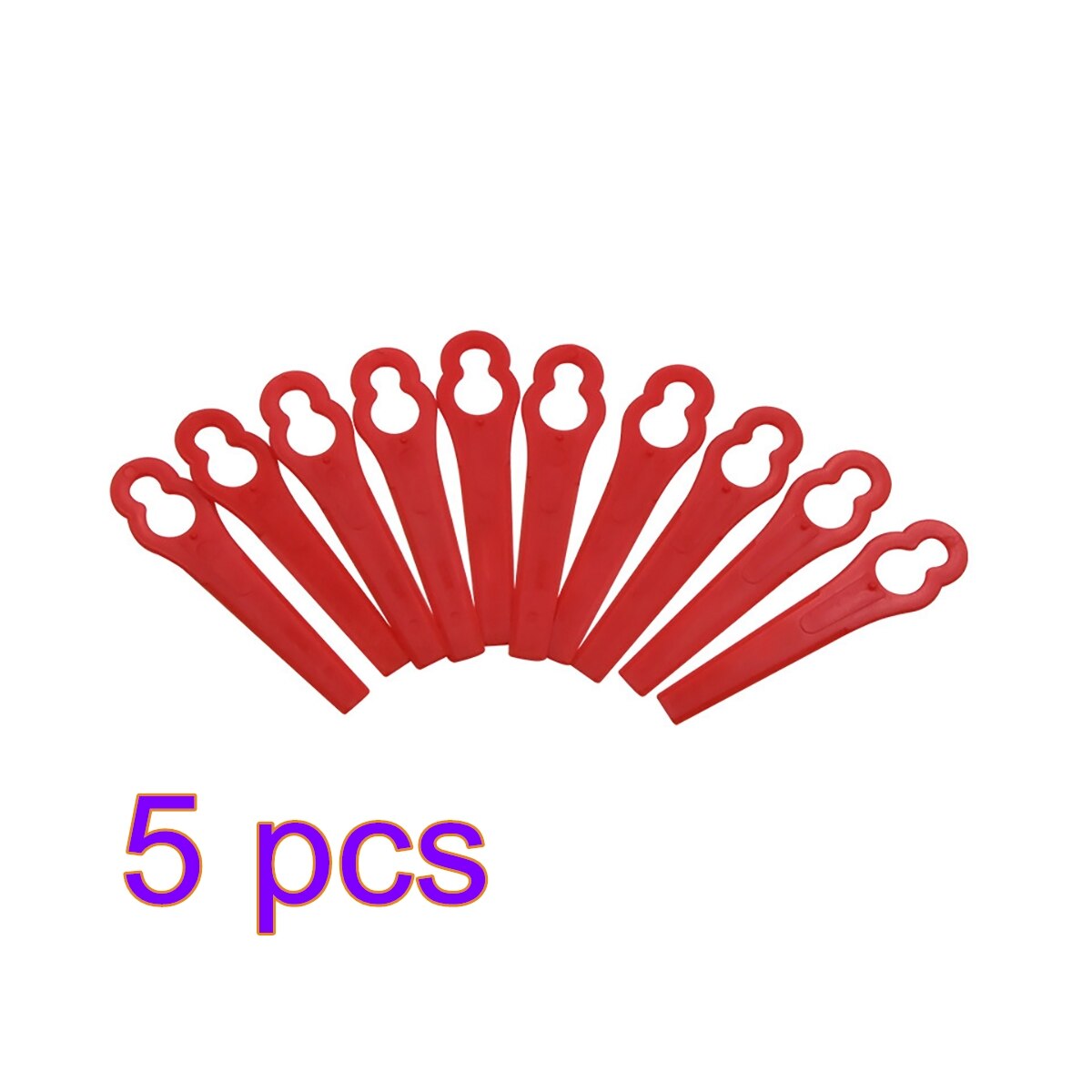 10pcs Mower Blades Garden Lawn Trimmer Accessories Lawn Mower Cutting Blade 2 different sizes Multi-function Garden Tools: Package3