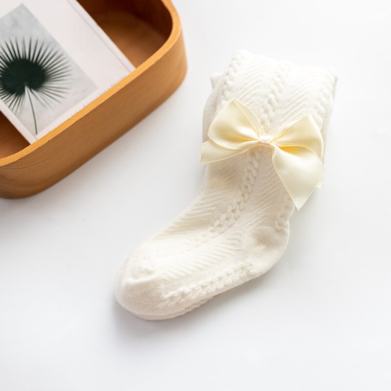 Baumwolle Baby Strumpfhosen Für Mädchen Sommer Dünne Spitze Bogen Blume Strumpfwaren freundlicher Strümpfe Strumpfhosen freundlicher Kleinkind freundlicher Engen