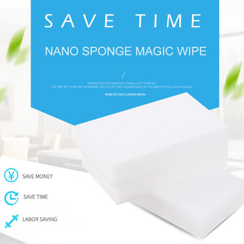 1Pc Magic Nano Spons Gum Melamine Spons Keuken Spons Voor Schotel Wassen Badkamer Schoonmaken Gereedschap Keuken Accessoires