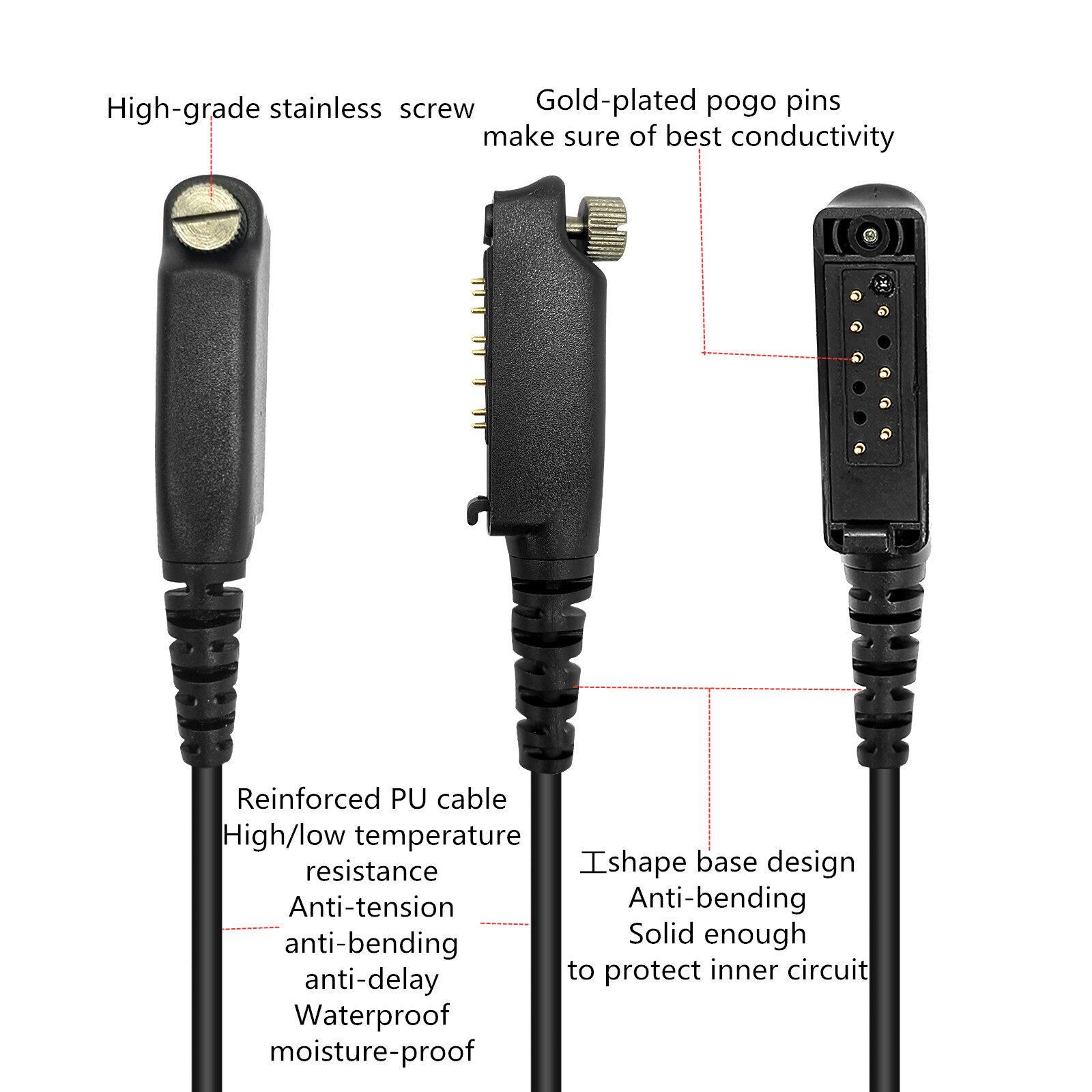 Voor Sepura STP8000, STP8030, STP8035, STP8038 Oortelefoon Walkie Talkie Headset Radio Oortelefoon Fone De Ouvido Em Forma De G Ptt