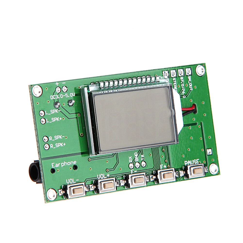 Hottest 87-108MHz DSP &amp; PLL Digital Wireless Microphone Stereo Audio FM Receiver Module